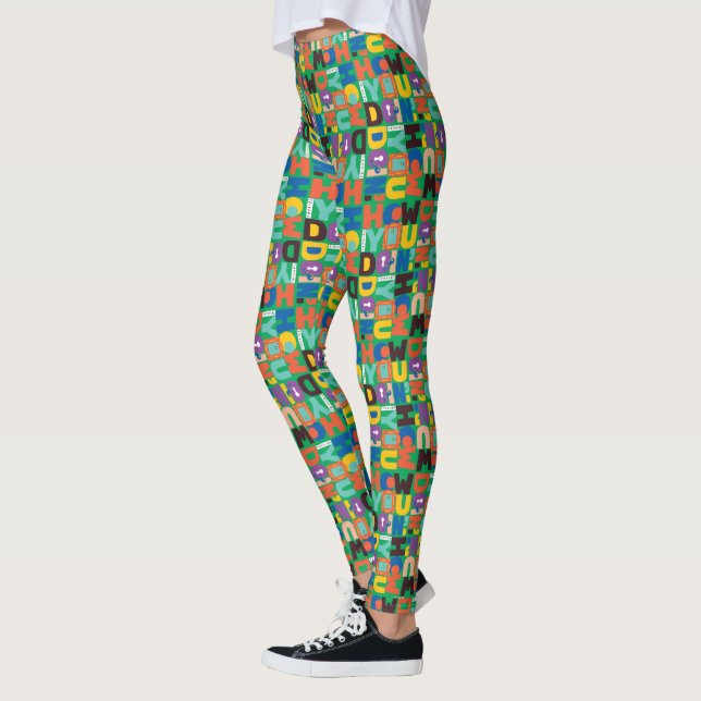 VÄNNER™ | Hur du gör i Vibrant Mönster Leggings (Vänster)