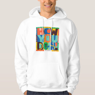 VÄNNER™ Hur du gör - Vibrant grafik Hoodie