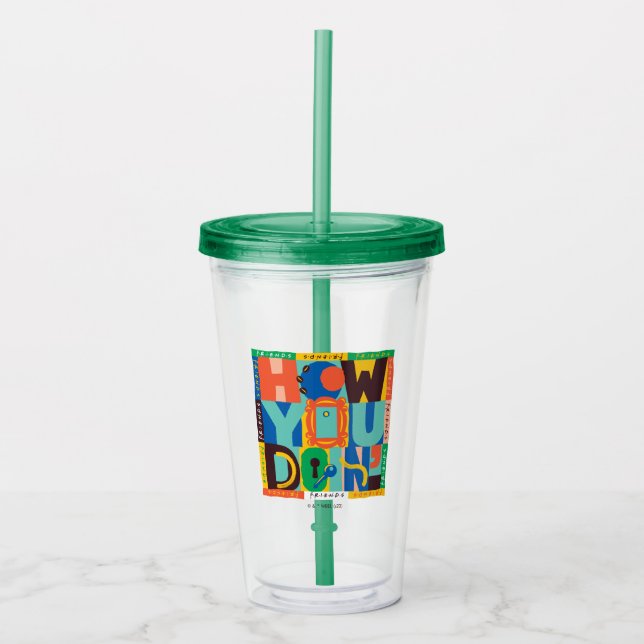 VÄNNER™ | Hur du gör - Vibrant grafik Take Away Mugg (Framsida)