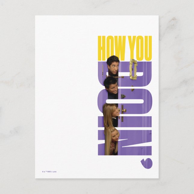 VÄNNER™ | Hur du gör? Vykort (Framsida)