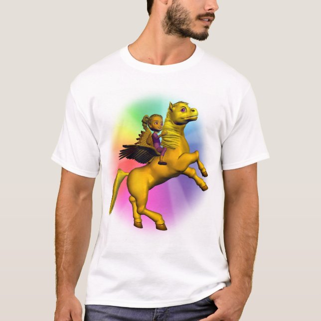 Vänner i flyg t-shirt (Framsida)