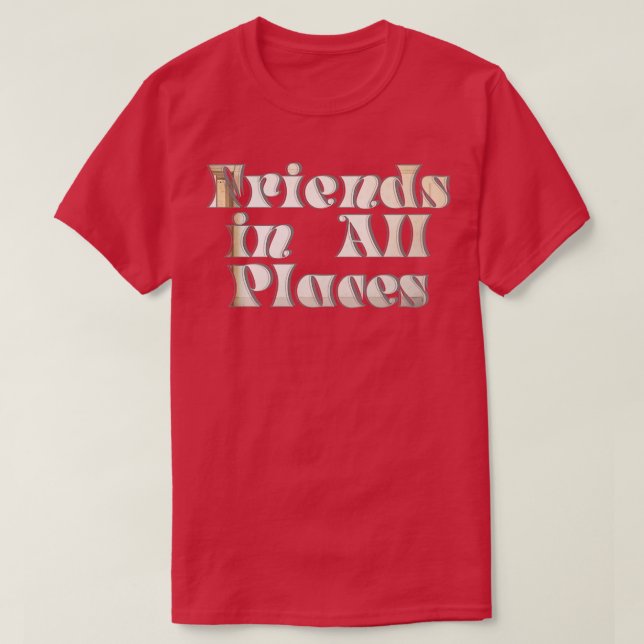 Vänner i Ställe T Shirt (Design framsida)