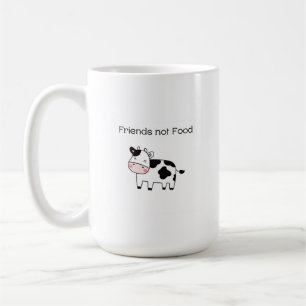 Vänner, inte mat - Kor Kaffemugg