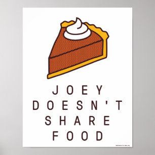 VÄNNER™ Joey är inte mat Poster