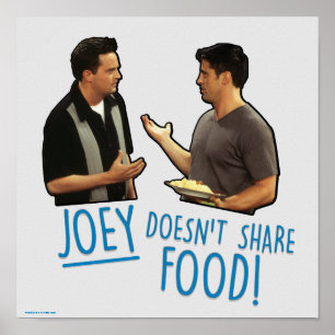 VÄNNER™ Joey är inte mat! Poster