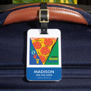 VÄNNER™   Joey äter inte  - Pizza Graphic Bagagebricka