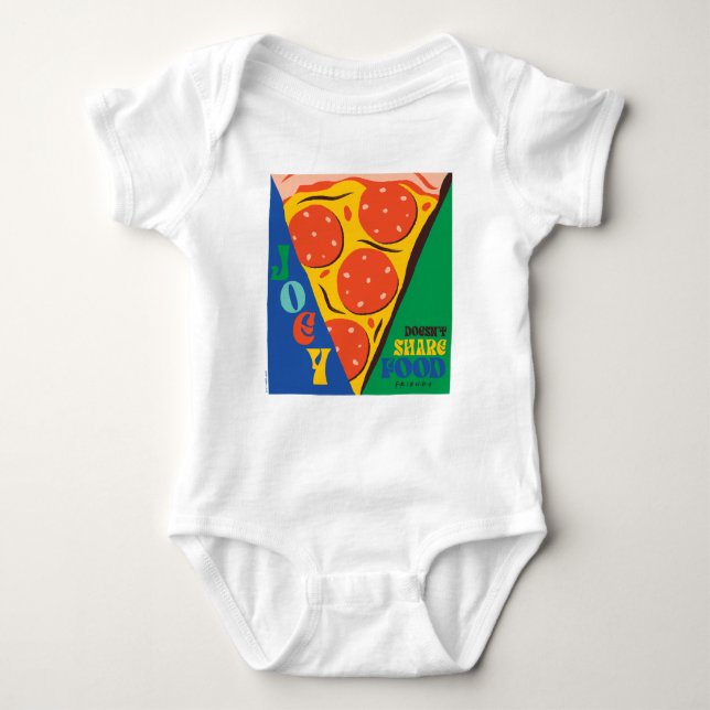VÄNNER™ | Joey äter inte  - Pizza Graphic T Shirt (Framsida)