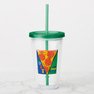 VÄNNER™ Joey äter inte - Pizza Graphic Take Away Mugg