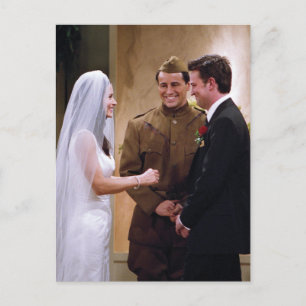 VÄNNER™   Joey Marries Monica & Chandler Inbjudan Vykort