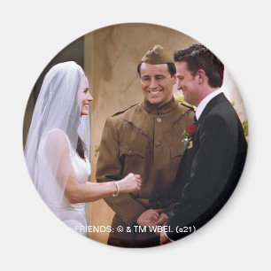 VÄNNER™  Joey Marries Monica & Chandler Magnet