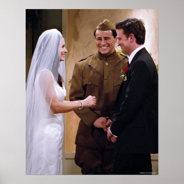 VÄNNER™ | Joey Marries Monica & Chandler Poster (Framsidan)