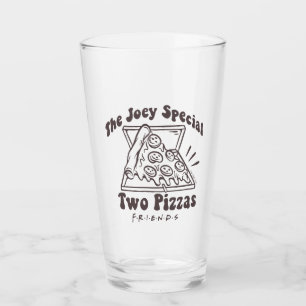 VÄNNER™ Joey Pizza Quote Glaskopp