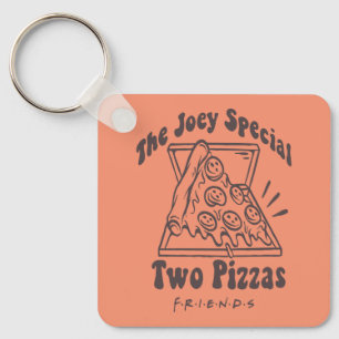 VÄNNER™ Joey Pizza Quote Nyckelring