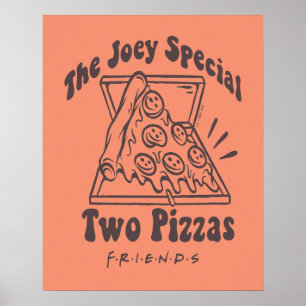 VÄNNER™   Joey Pizza Quote Poster