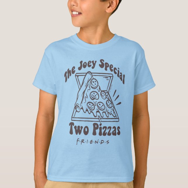 VÄNNER™ | Joey Pizza Quote T Shirt (Framsida)