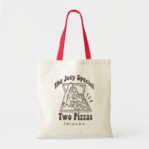 VÄNNER™ Joey Pizza Quote Tygkasse