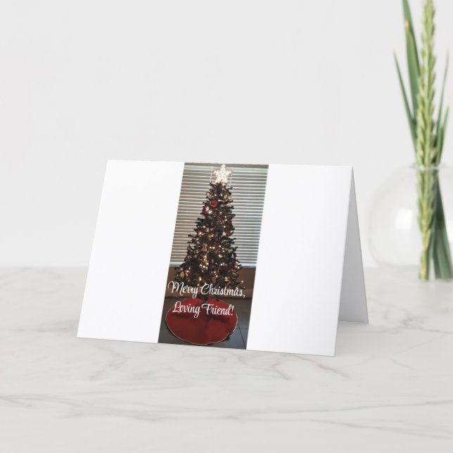 Vänner, julklapp med klapp kort (Framsida)