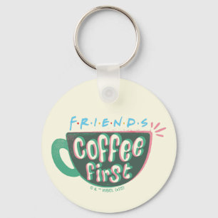 VÄNNER™ Kaffe först Nyckelring