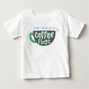 VÄNNER™ Kaffe först T Shirt