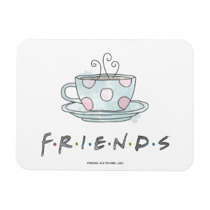 VÄNNER™ Kaffe Mugg vattenfärg Magnet