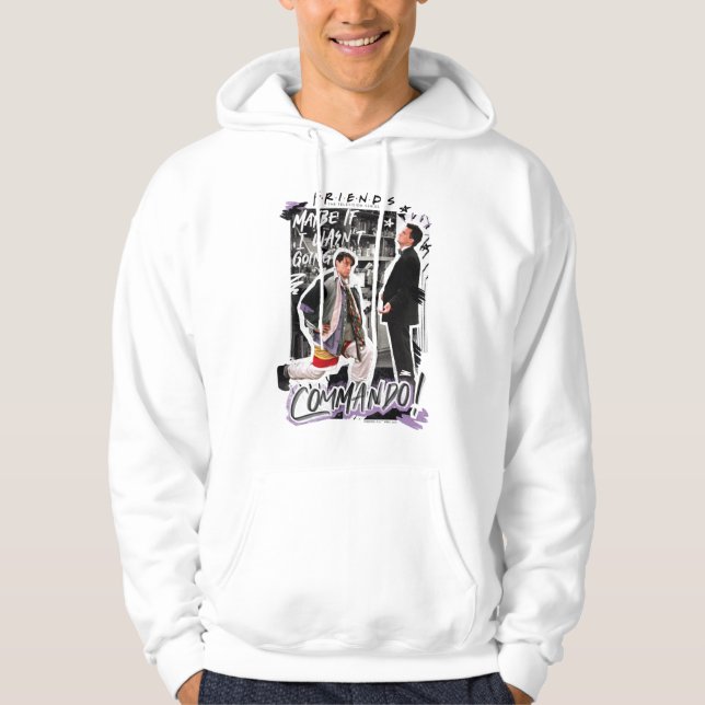 VÄNNER™ | Kanske om jag inte skulle åka kommando! Hoodie (Framsida)