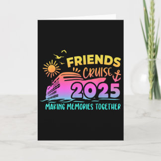 Vänner Kryssningsgäng Skapar Minnen Sommar Tillsam Kort