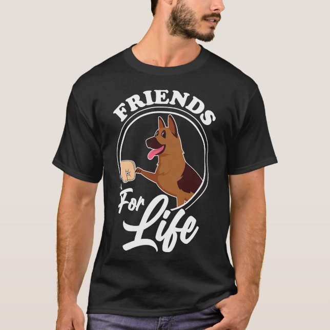Vänner Life Doberman Hund Nature T Shirt (Framsida)