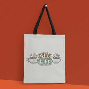 VÄNNER™ Logotyp för vattenfärg för central Perk Tygkasse