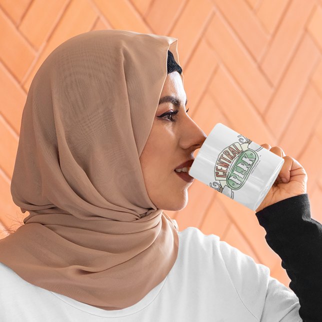 VÄNNER™ | Logotyp för vattenfärg för centralfigur Mugg (Skapare uppladdad)