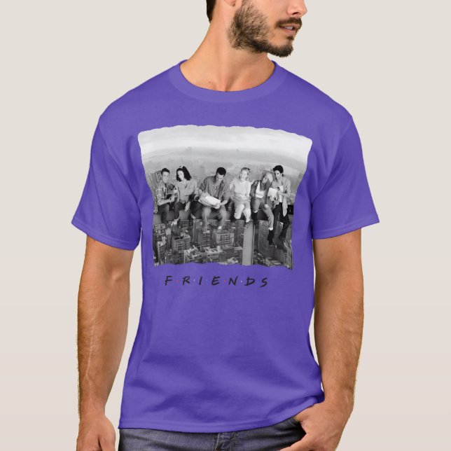 Vänner Lunchrast New York rolig T Shirt (Framsida)
