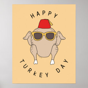 VÄNNER™ Lycklig Turkiet-dagen Poster