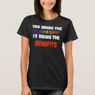 Vänner med gynnar tee shirt
