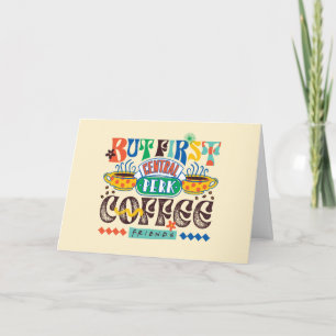 VÄNNER™ Men första kaffevibrant grafik Kort
