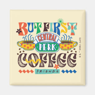 VÄNNER™ Men första kaffevibrant grafik Magnet