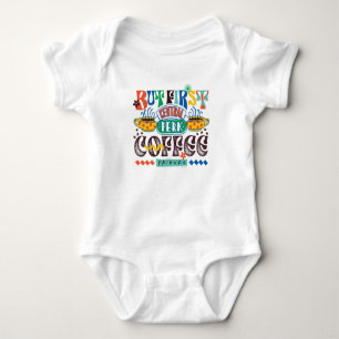 VÄNNER™ Men första kaffevibrant grafik T Shirt