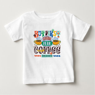 VÄNNER™ Men första kaffevibrant grafik T Shirt