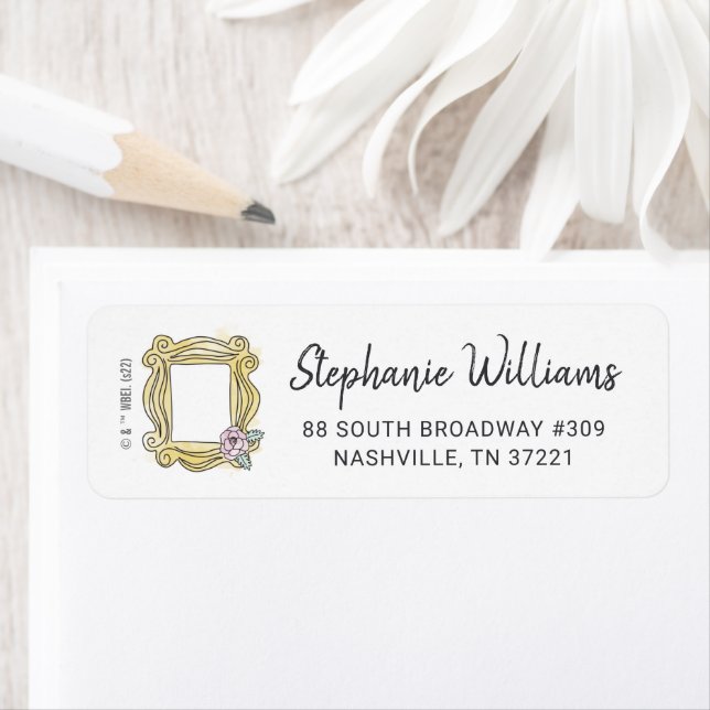 VÄNNER™ | Möhippa Peepöppning Ram Returadress Etikett (Insitu)