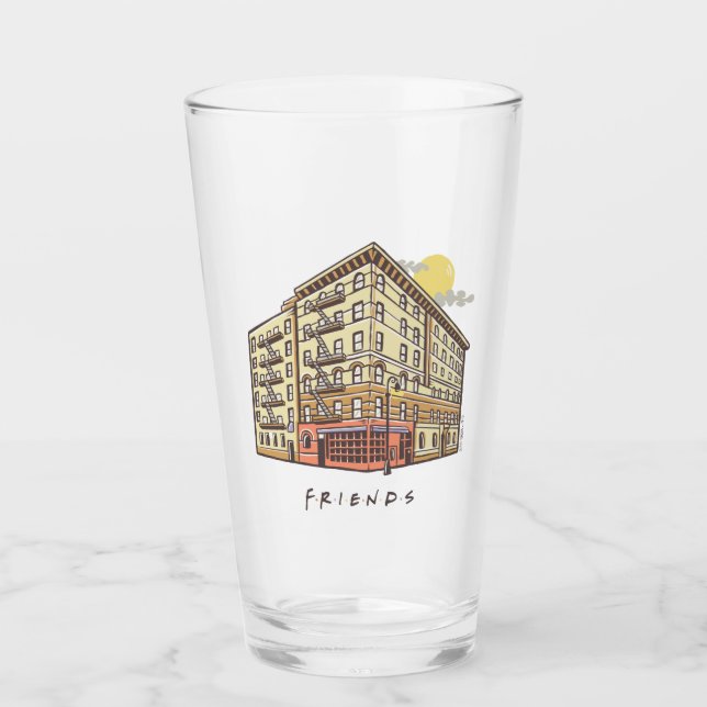 VÄNNER™ | Monica Apartment Byggnad Glaskopp (Framsida)