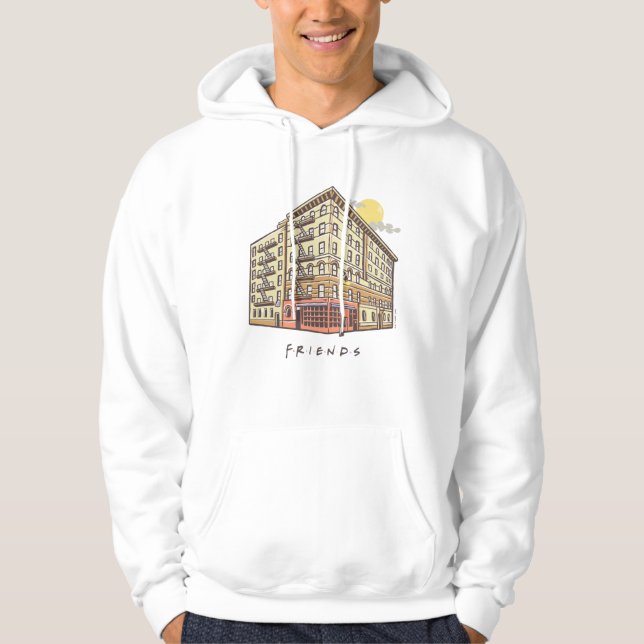 VÄNNER™ | Monica Apartment Byggnad Hoodie (Framsida)