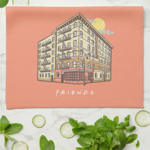 VÄNNER™ Monica Apartment Byggnad Kökshandduk