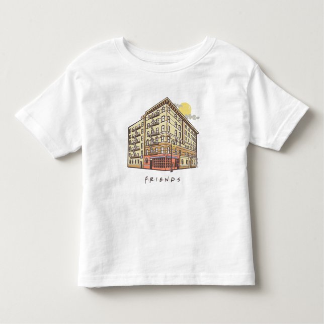 VÄNNER™ | Monica Apartment Byggnad T Shirt (Framsida)