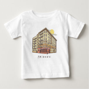 VÄNNER™   Monica Apartment Byggnad T Shirt