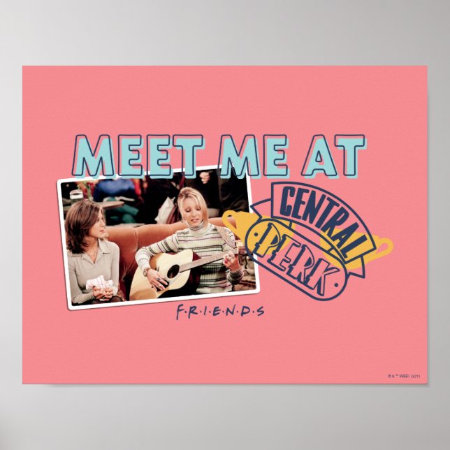 VÄNNER™ | Möt mig i Central Perk Poster (Framsidan)
