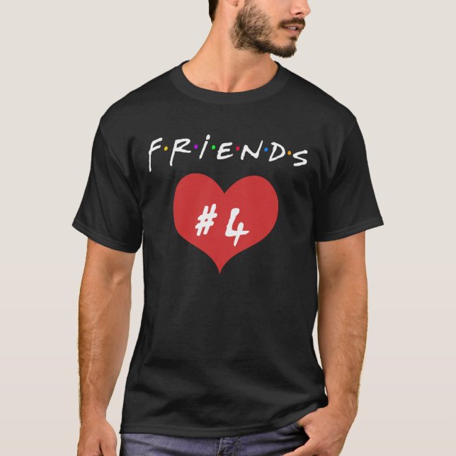 Vänner nr 4 t shirt (Framsida)