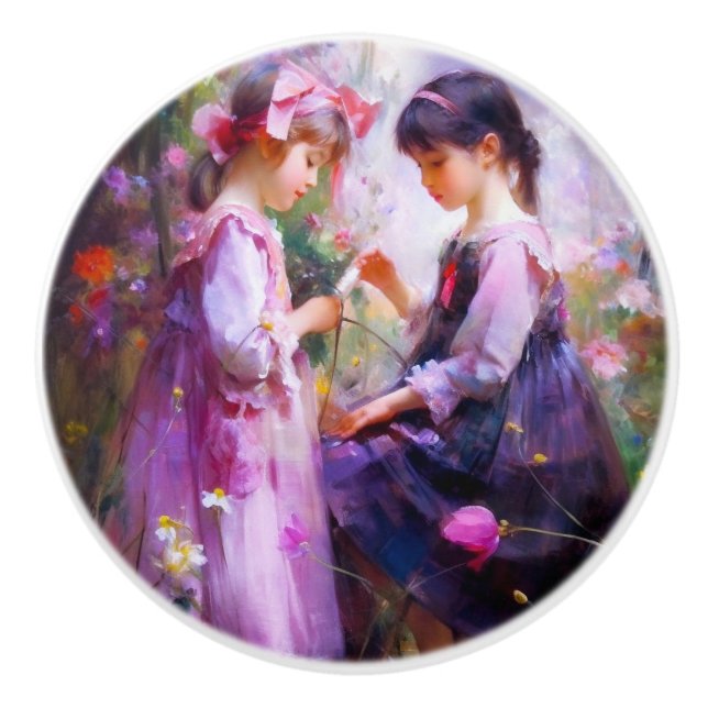 Vänner och blommor 2 knopp (Framsidan)