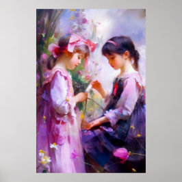 Vänner och blommor 2 poster