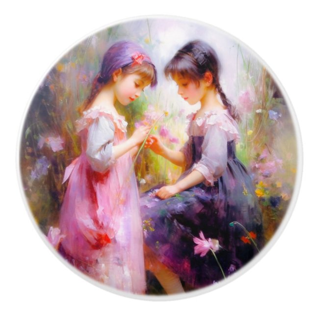 Vänner och blommor knopp (Framsidan)