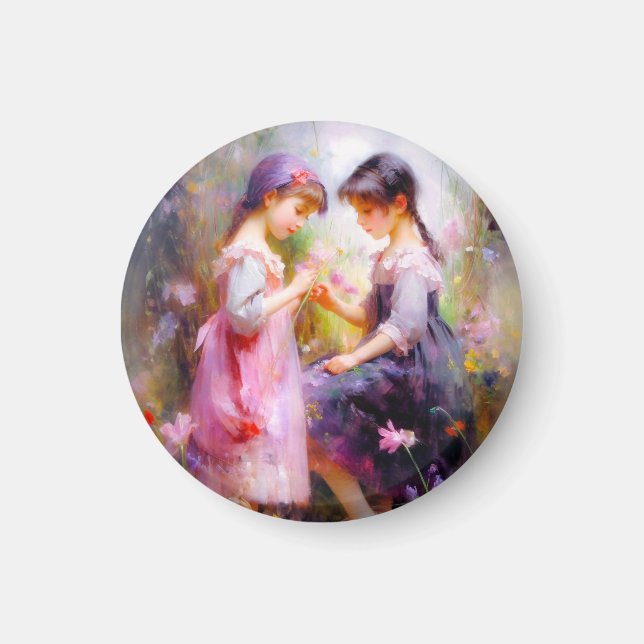 Vänner och blommor magnet (Framsidan)