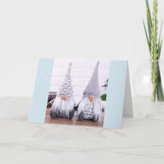 **VÄNNER OCH FAMILJ** CHRISTMAS ÖNSKEMÅL HELGKORT (Framsida)