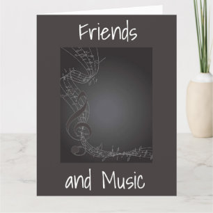 **VÄNNER** OCH MUSIC 2 SAK WE BIRTHDAG KORT